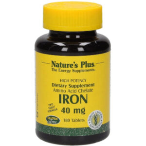  Nature's Plus Iron 40 mg 180 Tablets