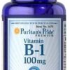 Puritan's Pride Vitamin B1 100 mg 100 Tablets
