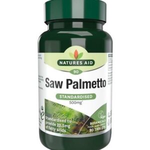 Natures Aid Saw Palmetto 90 Tablets