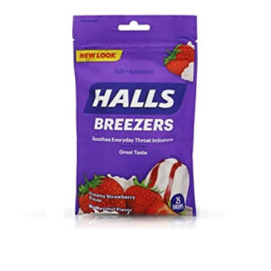 Halls Breezers Creamy Strawberry x25