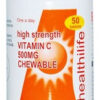Healthilife High Strength Vitamin C 500 mg 50 Tablets