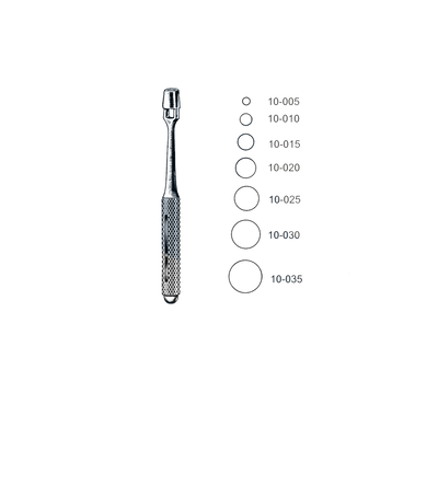 Keyes Dermal Punch, 3 3/4" (9.5 cm), 6mm