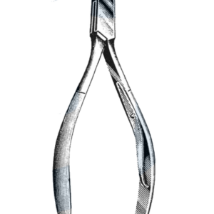 Cuticle Nipper, Convex Blade, Plier Handle, Chrome 4" (10 cm)