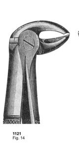 Extracting Forceps English Pattern Fig.14
