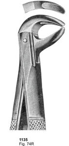 Extracting Forceps English Pattern Fig. 74R