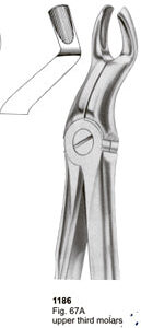 Extracting Forceps Fitting Handle Upper Third Molars