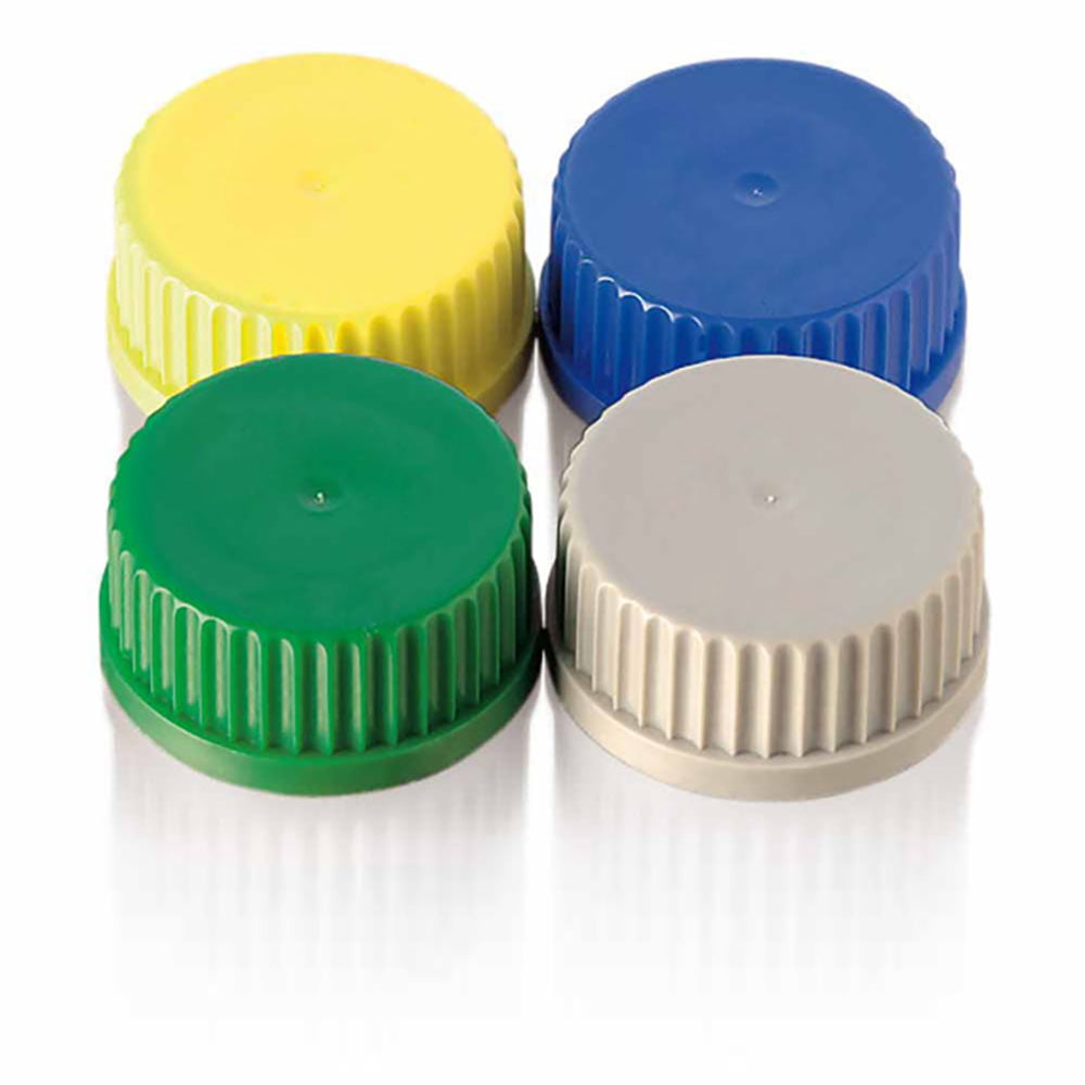 Caps, PP Screw Cap with Pouring Ring for Laboratory Reagent Bottles