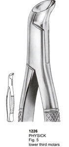 Extracting Forceps American Pattern Physick Lower Third Molars