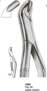 Extracting Forceps American Pattern Upper Molars