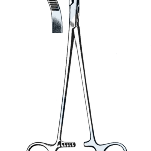 Lower Gall Duct Forceps, Cross Serrated 7" (18 cm)