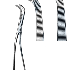 Gray Cystic Duct Forceps, Serrated, Set Of 2, 9" (23 cm)