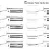 Elevator Plastic Handle Set of 10 Pieces