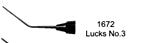 Obturation Instruments Lucks No.3