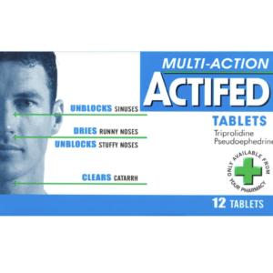 ACTIFED MULTI-ACTION COLD TABLETS