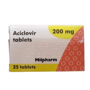 ACICLOVIR 200MG TABS 25?S MILPHARM