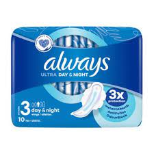 ALWAYS ULTRA DAY & NIGHT PADS 10?S