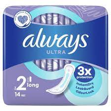 ALWAYS ULTRA LONG PADS 14?S PURPLE