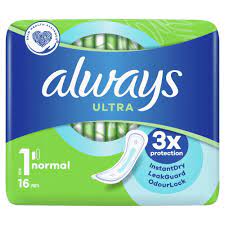 ALWAYS ULTRA NORMAL PADS 16?S ? GREEN