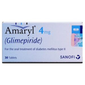 AMARYL GLIMEPIRIDE 4MG TABS 30?S