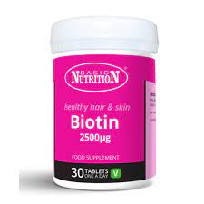 BASIC NUTRITION BIOTIN 2500 MCG TAB