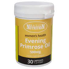 BASIC NUTRITION EVENING PRIMROSE OIL 500MG CAPS 30?S