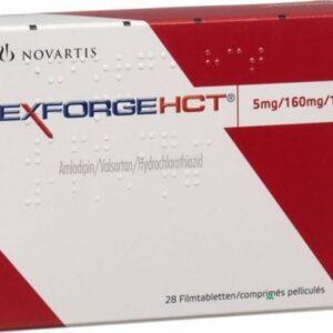 EXFORGE HCT 5MG/160MG/12.5MG TAB