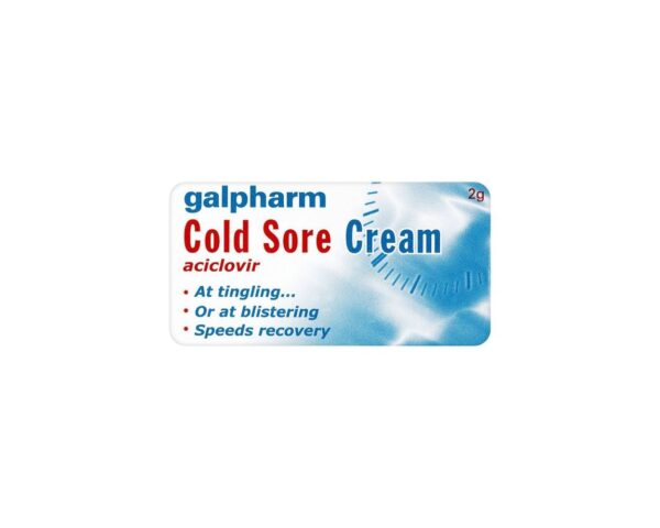 GALPHARM COLD SORE CREAM ACICLOVIR 5% CREAM 2G