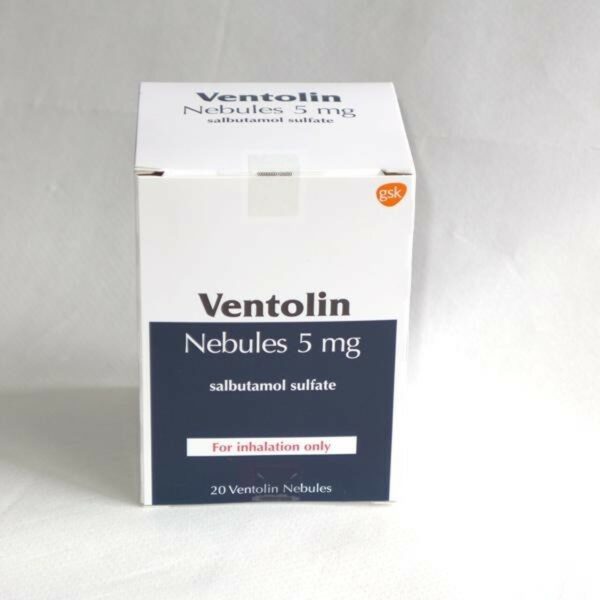 VENTOLIN SALBUTAMOL 5MG NEBULES
