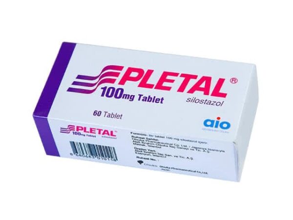PLETAL CILOSTAZOL 100MG TAB