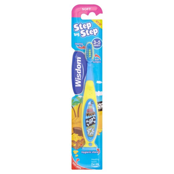WISDOM STEP BY STEP TOOTHBRUSH 3-5 YRS