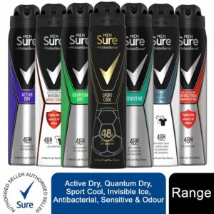 SURE MEN DEOSPRAY 250ML ALL TYPES