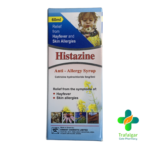 HISTAZINE CETIRIZINE SYRUP 60ML