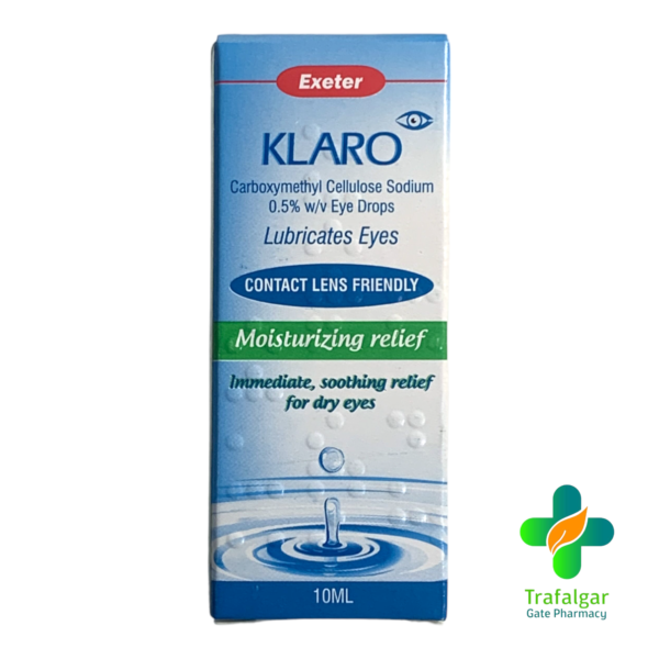 KLARO CARBOXYMETHYL CELLULOSE EYE DROP 10ML