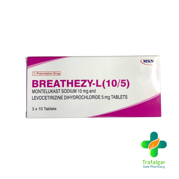 BREATHEZY L MONTELUKAST + LEVOCETIRIZINE TAB 30?S