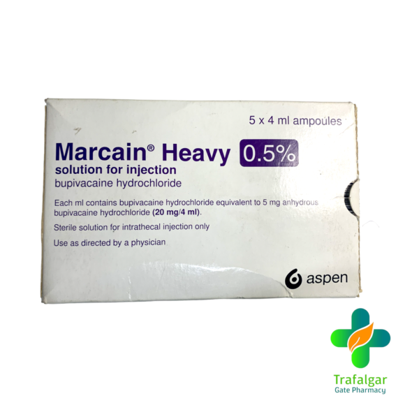 HEAVY MARCAINE BUPIVACAINE 20MG/4ML INJ
