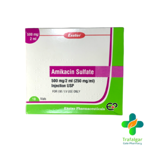 AMIKACIN 500MG/2ML INJ 10?S EXETER