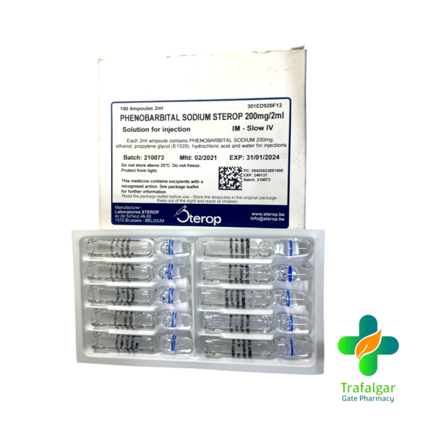 PHENOBARBITONE 200MG/2ML INJ STEROP