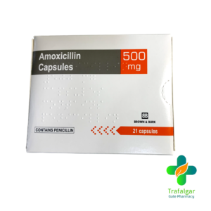 AMOXICILLIN 500MG CAPS BROWN & BURKE