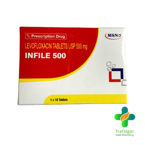 INFILE LEVOFLOXACIN 500MG TAB 10?S