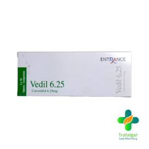VERDIL CARVEDILOL 6.25MG TAB