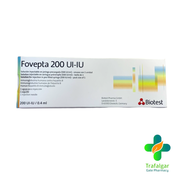 FOVEPTA 2000 IU/0.4ML INJ + PEDIATRIC HEPATITIS B VACCINE