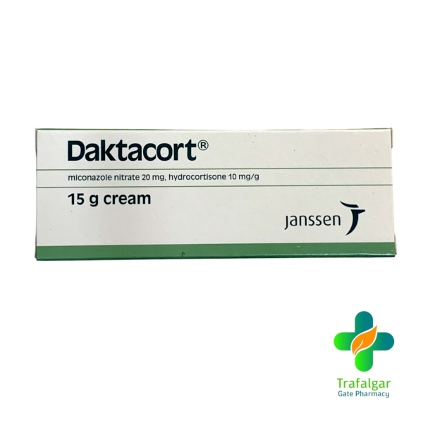 DAKTACORT MICONAZOLE/HYDROCORTISONE CREAM 15G