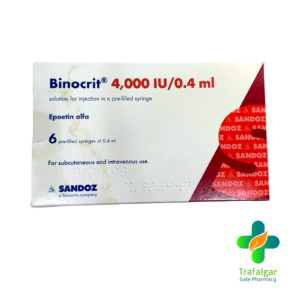 BINOCRIT ERYTHROPOEITIN 4000 IU/0.4ML INJ