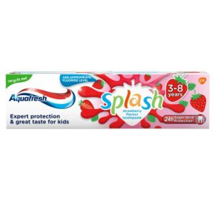 AQUAFRESH SPLASH TOOTHPASTE 3-8 YEARS