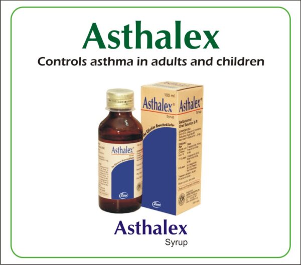 ASTHALEX SALBUTAMOL SYRUP 100ML