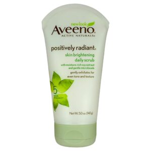 AVEENO POSITIVELY RADIANT SCRUB 140G