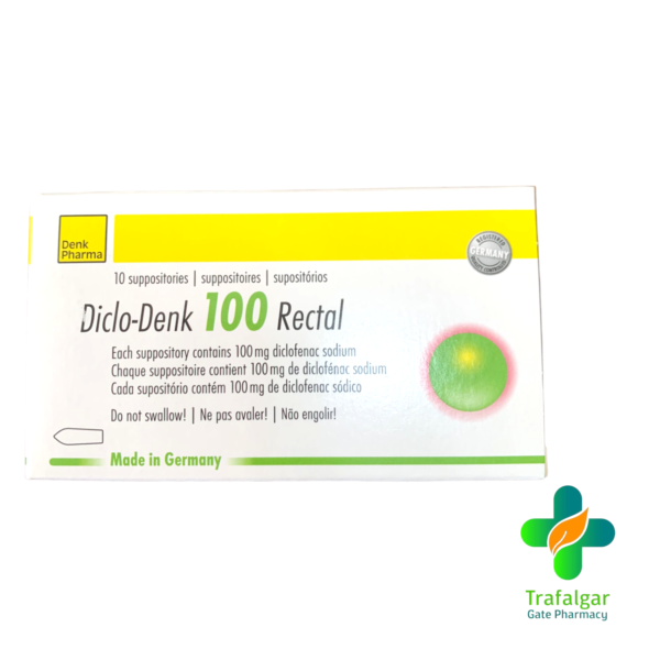 DICLO DENK DICLOFENAC 100MG SUPP