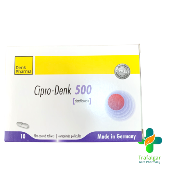 CIPRO-DENK CIPROFLOXACIN 500MG TAB
