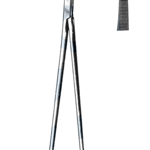 Heiss Thoracic Forceps, Strong Curve 8" (20 cm)