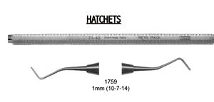 Hatchets 1mm Solid Handle